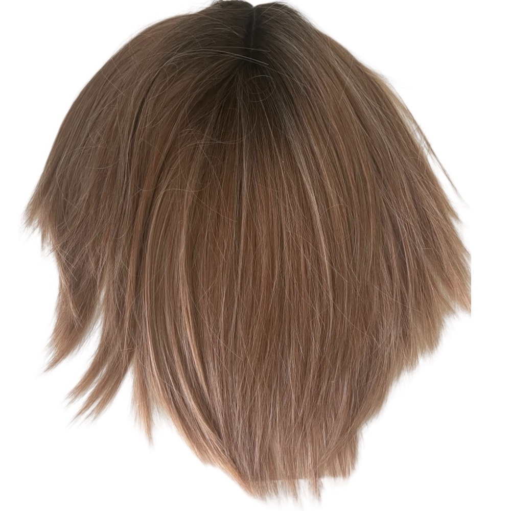 Real Human Hair Topper Highlights Like New Clips In Hair For Shorter Hair